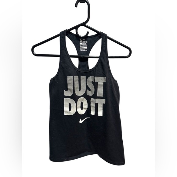 Nike Tops - Nike Black Tank Top with white and gray Logo